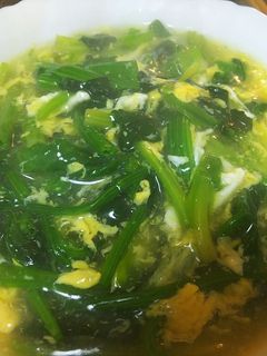 簡単中華・ほうれん草と卵の旨煮-レシピのメイン写真