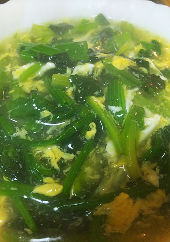 簡単中華・ほうれん草と卵の旨煮-レシピのメイン写真