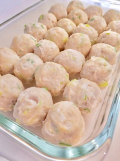 *ふんわりやわらか♪ 鶏団子の作り方*-レシピのメイン写真