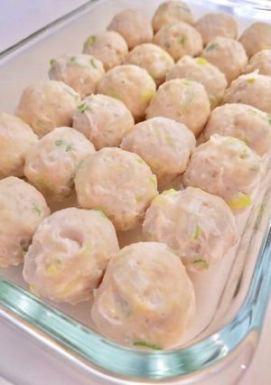 ＊ふんわりやわらか♪ 鶏団子の作り方＊-レシピのメイン写真