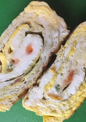 フリカケで味付ける、卵焼き、お弁当にも！-レシピのメイン写真
