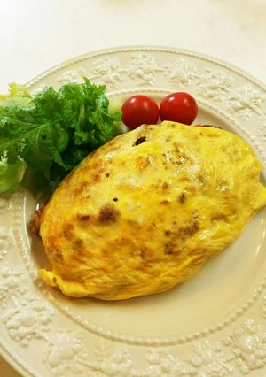 アレンジ ミートボール オムレツ-レシピのメイン写真
