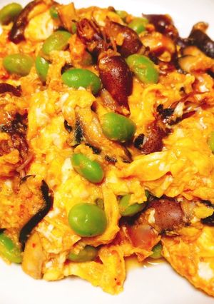 ホタルイカと枝豆のチリソース炒め-レシピのメイン写真
