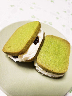 抹茶のレーズンバターサンド-レシピのメイン写真