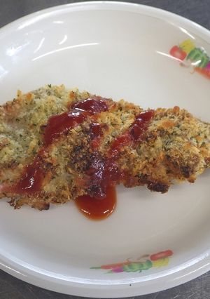 豚肉のパセリパン粉焼き　★宇都宮学校給食-レシピのメイン写真