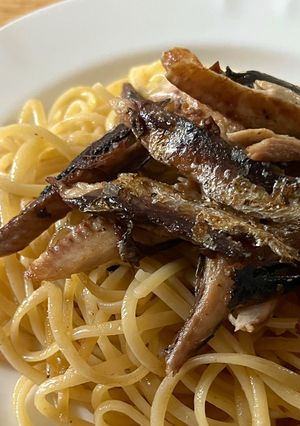 さんまの和風パスタ-レシピのメイン写真