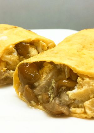 なめこのふわとろ卵焼き-レシピのメイン写真