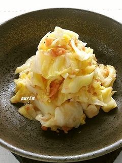 レンジで簡単!キャベツの鮭フレーク和え-レシピのメイン写真