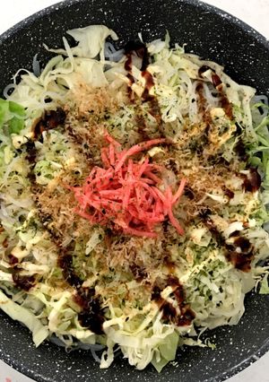 低糖質！ダイエットお好み焼き風。-レシピのメイン写真