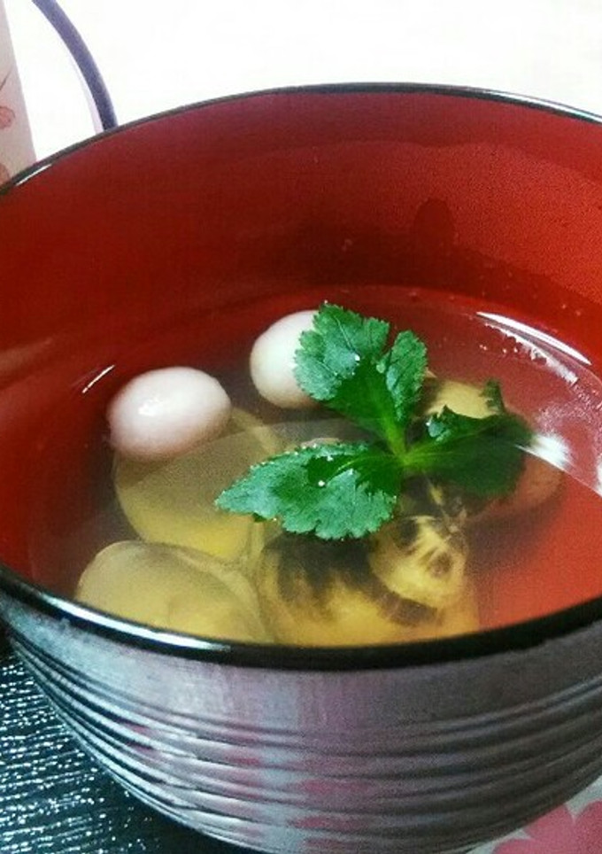 簡単☆蛤のお吸い物(あさり代用可)-レシピのメイン写真