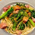 調理10分!菜の花&ベーコンパスタ