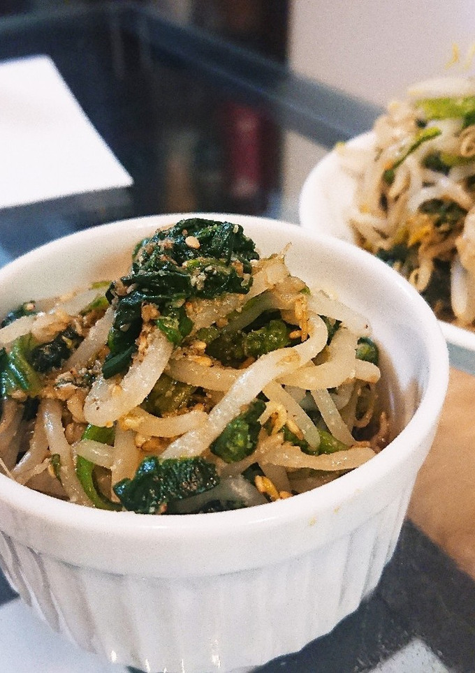 ☺︎もやしとほうれん草の胡麻和え-レシピのメイン写真