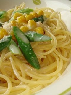 粉末カップスープde春色クリームパスタ☆-レシピのメイン写真