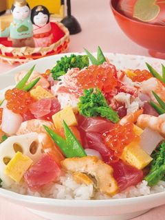 ひな祭りにぴったり!海鮮ちらし寿司-レシピのメイン写真