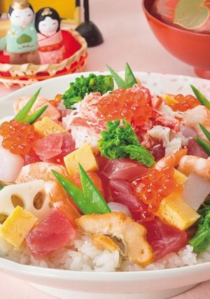 ひな祭りにぴったり！海鮮ちらし寿司-レシピのメイン写真