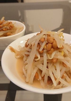 ☺︎納豆もやし・ラー油がけ-レシピのメイン写真