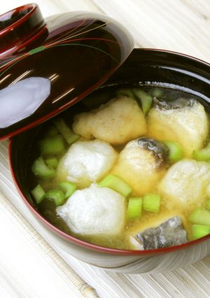 揚げ餅と鰆のおろし汁（権太呂だし使用）-レシピのメイン写真