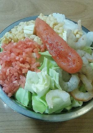 海鮮チーズもんじゃ-レシピのメイン写真