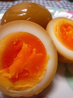 簡単☻味付けたまご-レシピのメイン写真