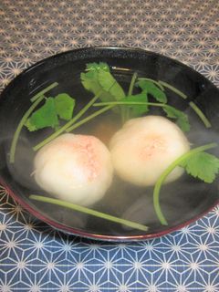 はんぺん×たらこのしんじょうのお吸い物-レシピのメイン写真