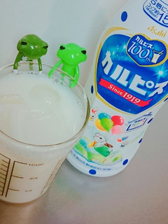 低脂肪牛乳で、がぶ飲み『カルピス牛乳』-レシピのメイン写真