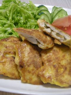 ~鶏肉の梅と大葉サンドピカタ~-レシピのメイン写真