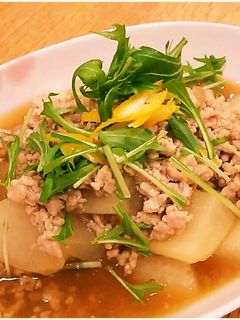 大根のそぼろあんかけ-レシピのメイン写真