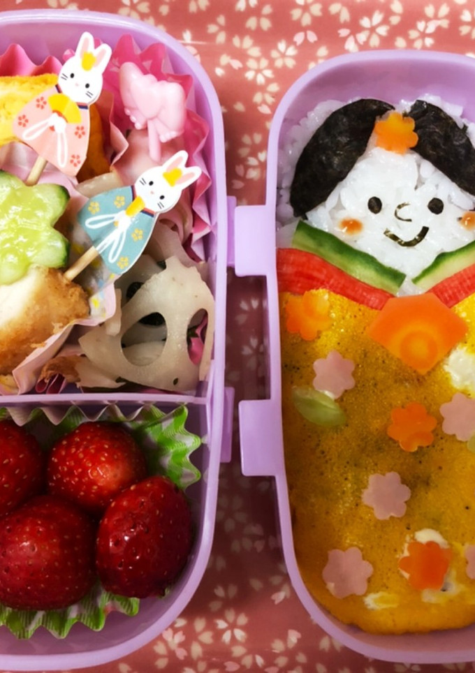 ひな祭りの幼稚園お弁当-レシピのメイン写真