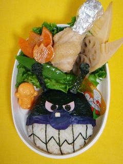 やっつけろ!ばいきんまんのおにぎり-レシピのメイン写真