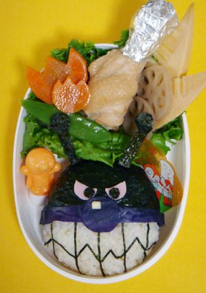 やっつけろ！ばいきんまんのおにぎり-レシピのメイン写真