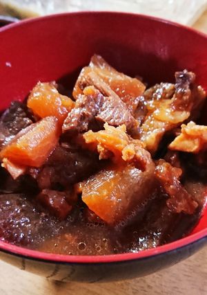 簡単☆大根と牛すじのみそ煮込み-レシピのメイン写真