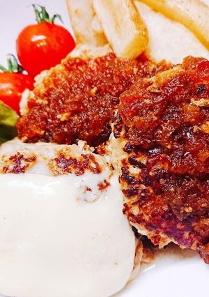 豚さんで作る♪ハンバーグ♪♪-レシピのメイン写真