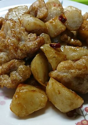 菊芋と鶏モモ肉の甘酢あん-レシピのメイン写真