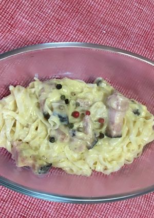 糖質ゼロ麺カルボナーラ-レシピのメイン写真
