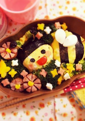 みつばち弁当-レシピのメイン写真