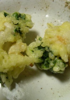 ちくわと青菜の巻き巻き天ぷら-レシピのメイン写真