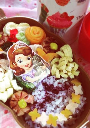 プリンセスソフィア弁当-レシピのメイン写真