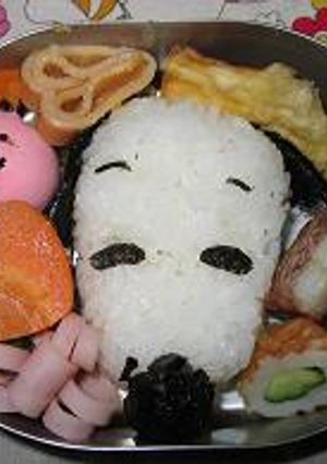 スヌーピーのキャラ弁-レシピのメイン写真