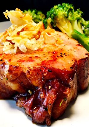 焼くだけ 超絶厚切りハムステーキ☆極厚-レシピのメイン写真