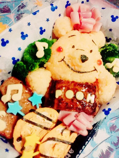 ぷーさん♪キャラ弁♪♪-レシピのメイン写真