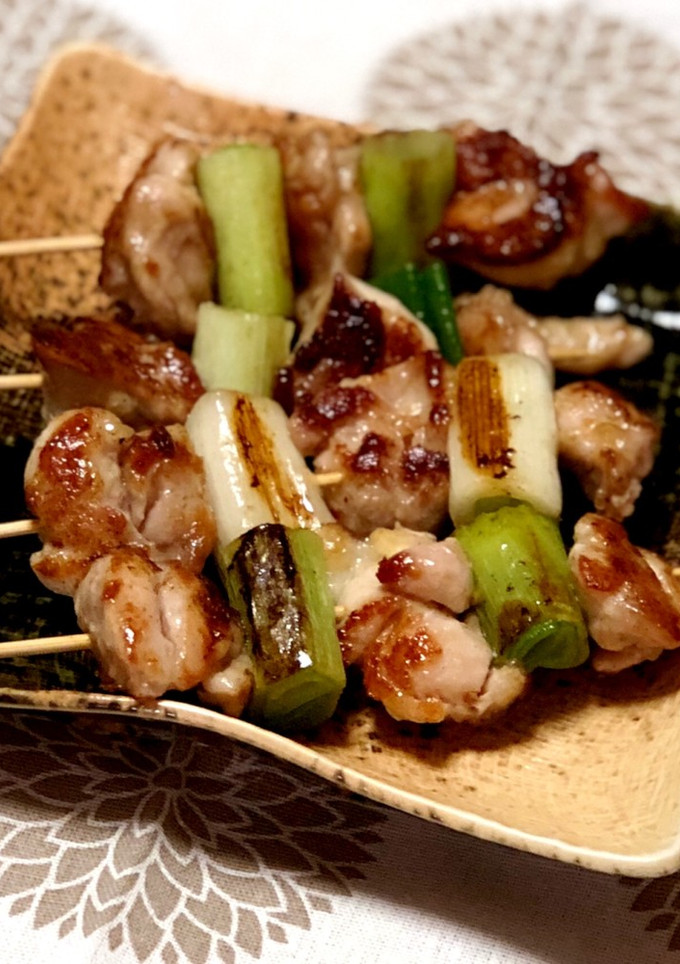 焼き鳥（ネギま）♡後刺ししてみました♪-レシピのメイン写真