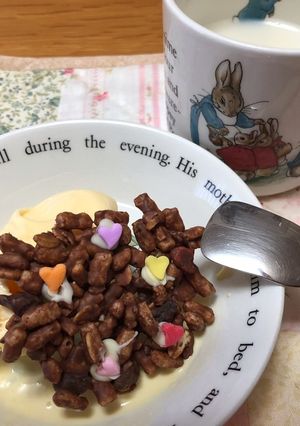 片付け楽々！あっという間のチョコクランチ-レシピのメイン写真