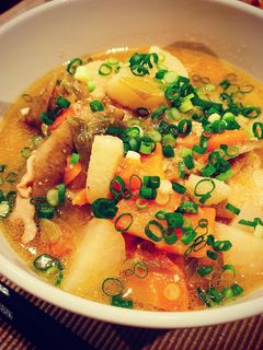 生姜たっぷり、ぽかぽか豚汁-レシピのメイン写真