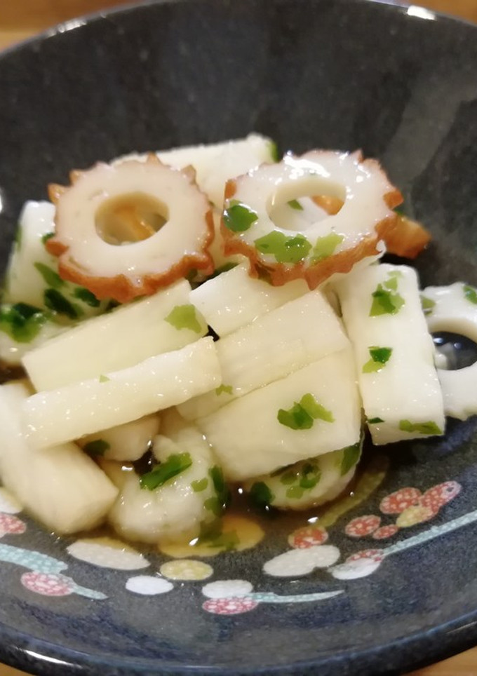 簡単美味しい☆ちくわと長芋の磯辺和え-レシピのメイン写真