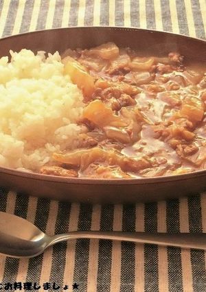 たっぷり白菜とひき肉のカレー-レシピのメイン写真