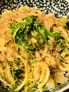 あまから薄揚げと水菜の焼きうどん-レシピのメイン写真