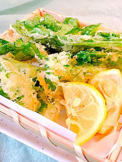 カリッ✨春を感じる菜ばなの天ぷら-レシピのメイン写真