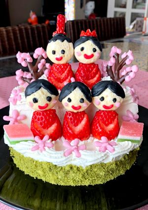 お雛様ケーキ-レシピのメイン写真
