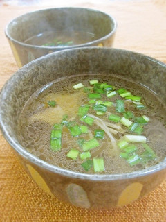 オッサンのキノコのお吸い物-レシピのメイン写真