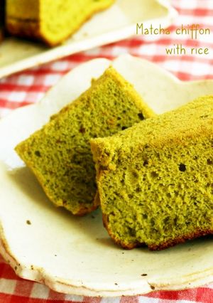 米粉de抹茶シフォンケーキ♪-レシピのメイン写真